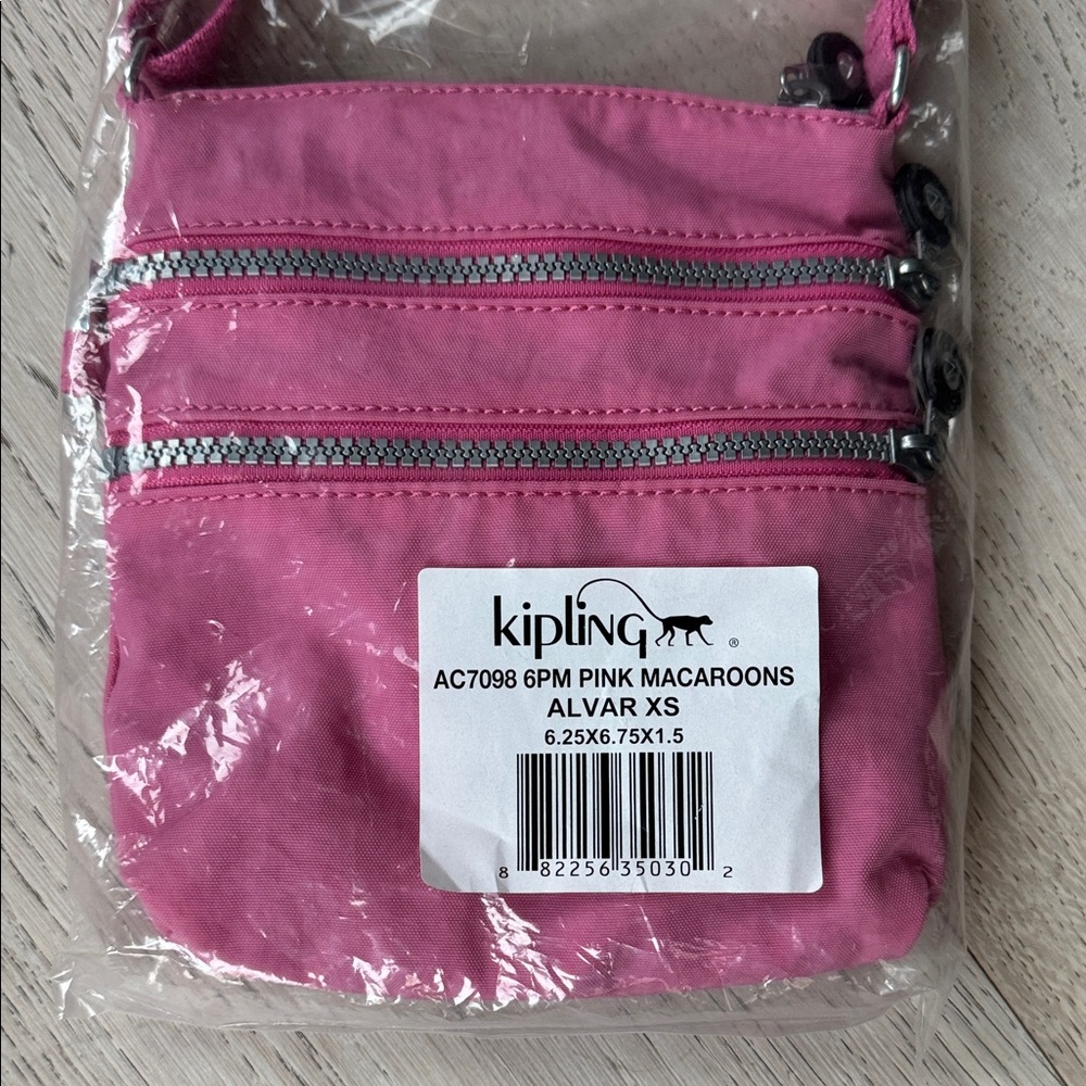 NWT Kipling Pink Macaroons Crossbody Bag